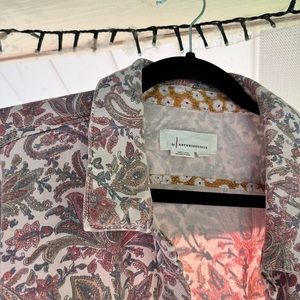 Anthropologie jumpsuit: paisley